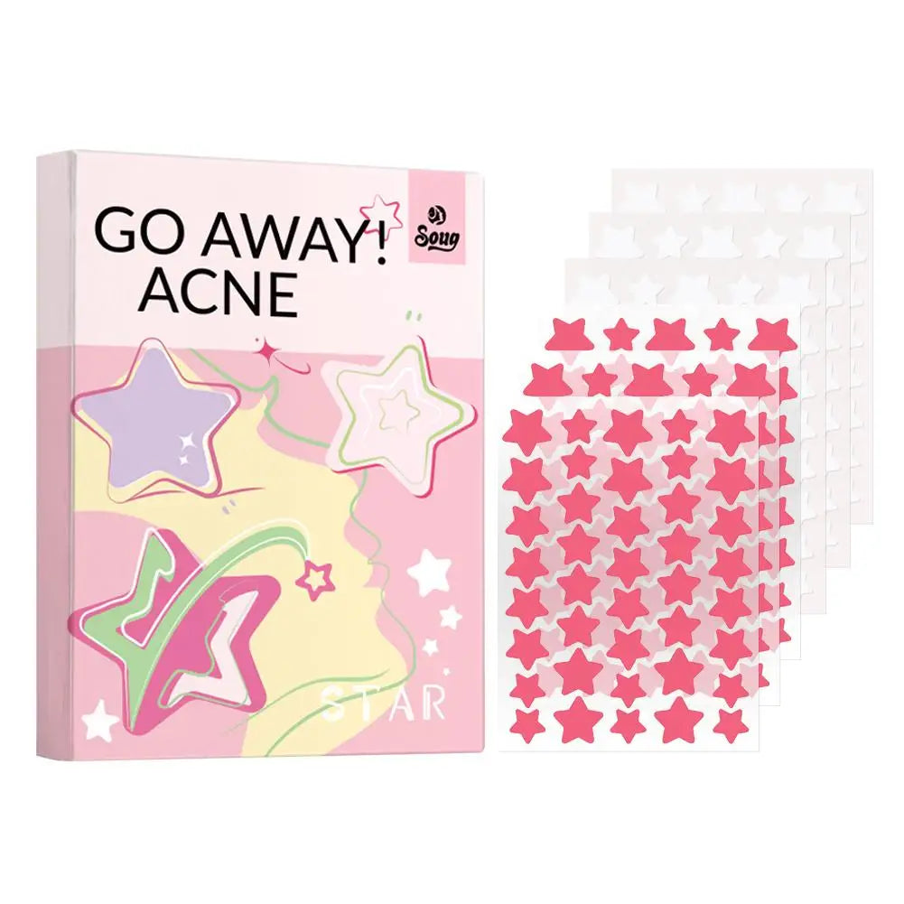 240Pcs Cute Star Acne/Pimple Patch Acne Treatment Stickers Invisible Acne Stars Cover Face Spot Removal Pimple Patch Skin Care