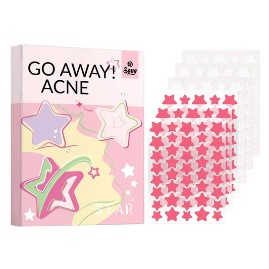 240Pcs Cute Star Acne/Pimple Patch Acne Treatment Stickers Invisible Acne Stars Cover Face Spot Removal Pimple Patch Skin Care