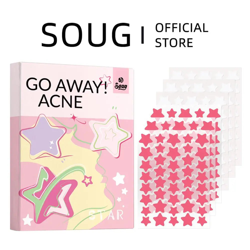 240Pcs Cute Star Acne/Pimple Patch Acne Treatment Stickers Invisible Acne Stars Cover Face Spot Removal Pimple Patch Skin Care